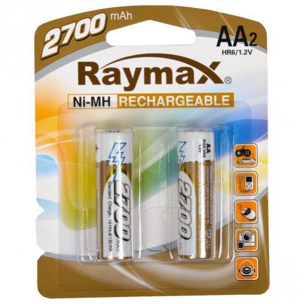 Аккумулятор AA HR06 Raymax Ni-MH 2700mAh, цена за 1 шт.