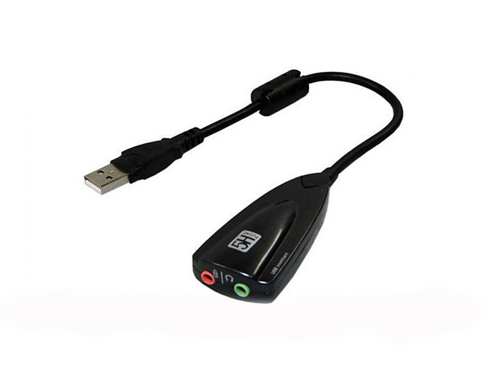  Звуковая карта USB 5Hv2 Virtual 7.1 Channel Black