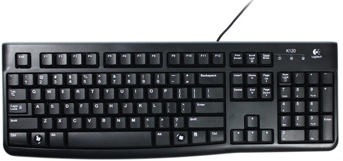 Клавіатура Logitech K120 Black (920-002643) for Business Укр