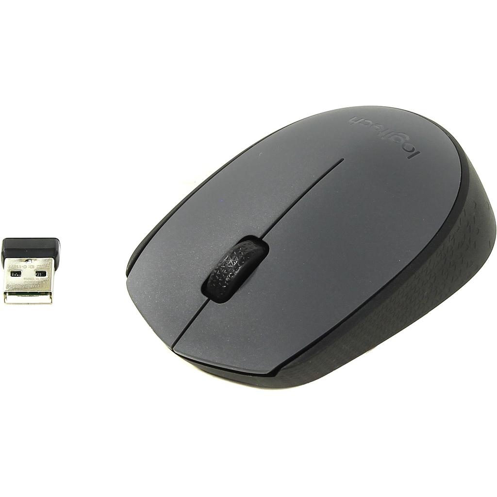 Мышь беспроводная Logitech M170 (910-004642) Grey/Black USB