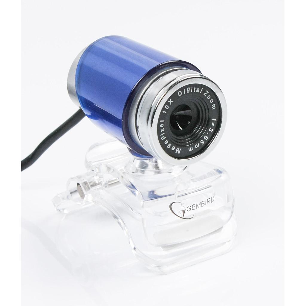 Веб-камера Gembird CAM100U-B BLue з мікрофоном