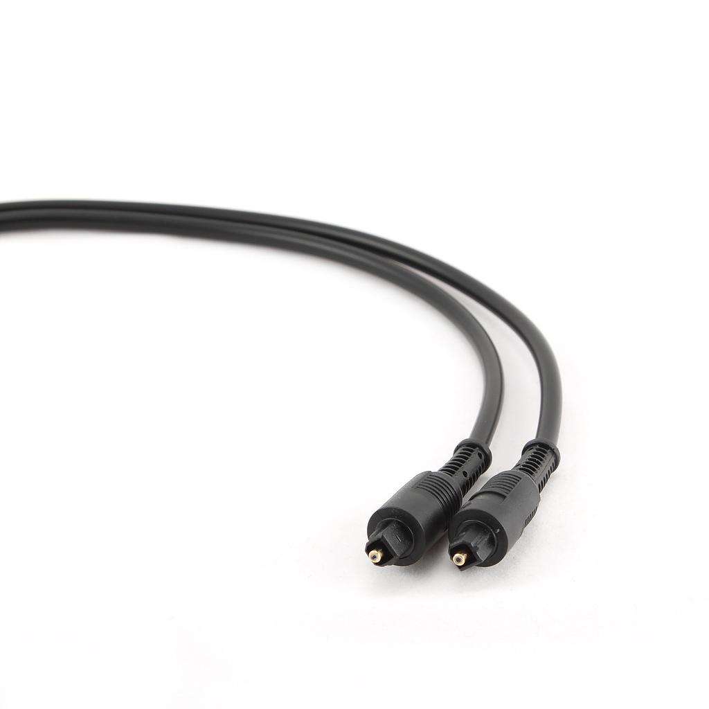 Аудио-кабель оптический Cablexpert Toslink, 1m, Black [CC-OPT-1M]