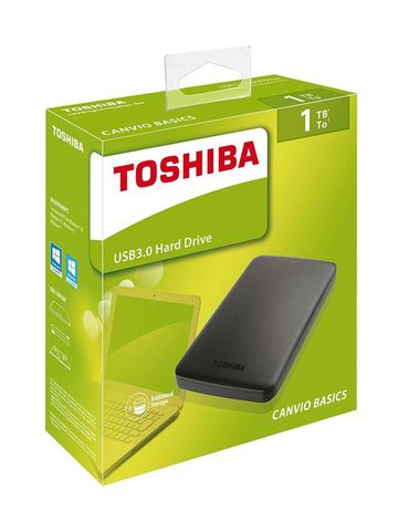 Зовнішній жорсткий диск 2.5&quot; USB 1.0TB Toshiba Canvio Basics Black (HDTB410EK3AA)