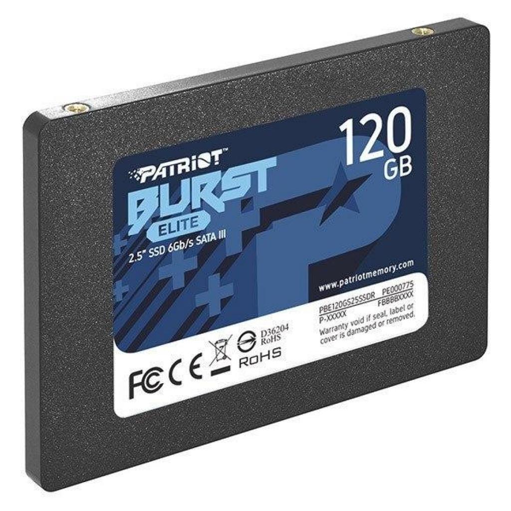 SSD 120GB Patriot Burst Elite 2.5&quot; SATAIII TLC (PBE120GS25SSDR)