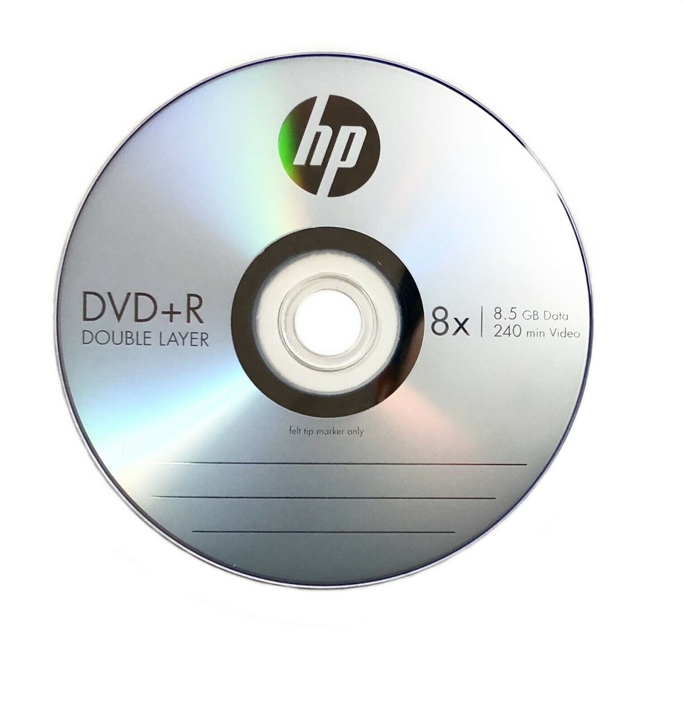 Диск DVD HP DVD+R 8.5GB 8X DL (69309/DRE00060-3)