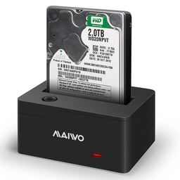 [000117] Док-станция для HDD 2,5&quot; SATA/SSD, USB3.0 Maiwo K208 black [K208 black]