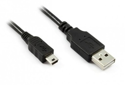 [000205] Кабель USB 2.0 (AM/Mini 5 pin) 0,3м, черный [4430]