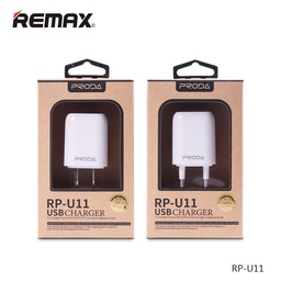 [000265] СЗУ 110-240V Remax Wall RP-U11, 1xUSB, 5V, 1A, White, Blister [8931]