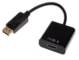 [001993] Конвертер Display Port (папа) на HDMI(мама) 30cm, Black, 4K/2K [8628]