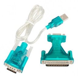 [003621] Кабель USB to RS-232 с переходником RS-232 (9 pin) &gt; (25Pin), Blister [RS232]