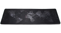 [003648] Коврик 300*790 тканевый Карта мира с боковой прошивкой, толщина 3 мм, Black [14628]