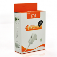 [008287] Сетевое зарядное устройство Xiaomi  220V-micro USB, 5V, 2.1A, длина кабеля 1,5 м, White, Box