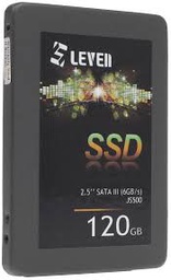 [008402] Твердотельный накопитель SSD Leven JS500 120GB, 2.5, SATAIII, 530Mb/s, контроллер Silicon Motion SM2246EN, тип чипов MLC, 1.0 млн.часов, 70 x 7 x 100 мм, BOX (JS500SSD120GB)