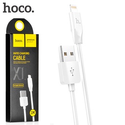 [008510] Кабель USB Hoco Lightning X1 Rapid 1м белый