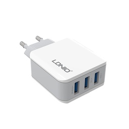 [008532] Сетевое зарядное устройство USB LDNIO A3301 3 Ports 5V/3.1A