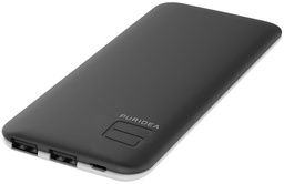 [008564] Универсальная мобильная батарея PURIDEA S4 6000mAh Li-Pol Rubber Black &amp; White [S4-Black White]