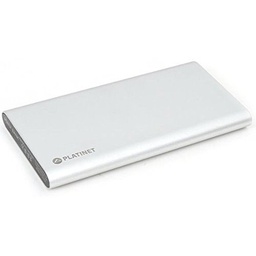 [008731] Универсальная мобильная батарея PLATINET 8000 mAh polymer 2xUSB silver [PMPB8PS]
