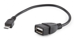 [008834] Кабель Cablexpert OTG USB2.0, A-F/micro USB B-M, 0.15m [A-OTG-AFBM-03]