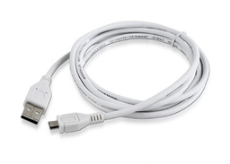 [008846] Кабель Cablexpert USB2.0, A-папа/micro B-папа, 1.8 м, премиум [CCP-mUSB2-AMBM-6-W]