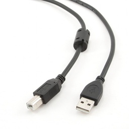[008857] Кабель Cablexpert USB2.0 A-папа/B-папа, 3 м, феррит [CCF-USB2-AMBM-10]