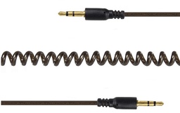 [008899] Кабель Cablexpert спиральный стерео аудио, с разъемами 3,5 мм, 1.8м [CCA-405-6]