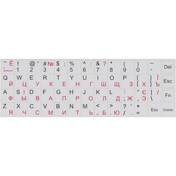 [008944] Наклейка на клавіатуру непрозора white [STBRNTRWHITE]