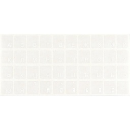[008951] Наклейка на клавіатуру прозора white [STBRTRWHITE]