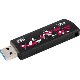 [009042] Флешка 32GB Goodram UCL3 Cl!ck Black USB 3.0 [UCL3-0320K0R11]