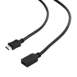[009070] Кабель Cablexpert HDMI-M - HDMI-F 3.0m, v2.0, Black
