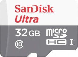[009122] Карта памяти SanDisk microSDHC 32GB Ultra C10 80MB/s no adapter [SDSQUNS-032G-GN3MN]
