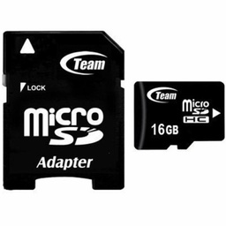 [009132] Карта памяти Team microSDHC 16GB Class10 + adapter [TUSDH16GCL1003]