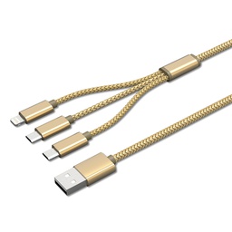 [009398] Кабель LDNIO LC85 USB 3 in 1