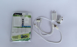 [009420] Сетевое/Автомобильное зарядное устройство Solma sl-077 microUSB miniUSB APi-1 USB white