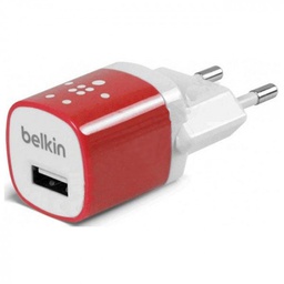 [009565] Сетевое зарядное устройство Belkin 1A Red [f8jo17e]