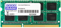 [009577] Оперативная память для ноутбука SoDIMM DDR3 4GB 1600 MHz GOODRAM [GR1600S364L11S/4G]