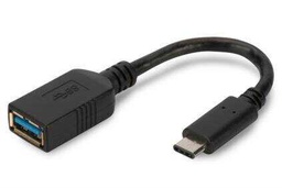 [010027] Кабель-переходник OTG USB3.0 AF - type-C black