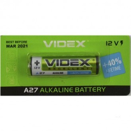 [010036] Батарейка VIDEX A27 alkaline