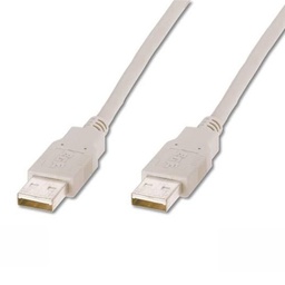 [010068] Кабель ATcom USB 2.0 AM/AM 1.8 м. white [16614]