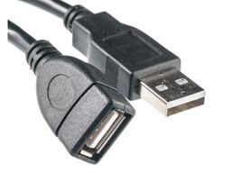 [010150] Кабель ATcom удлинитель USB2.0 AM/AF 1.5 м. ferrite core (17206)