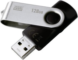 [010214] Флешка 128GB GOODRAM UTS3 (Twister) USB3.0 Black (UTS3-1280K0R11)