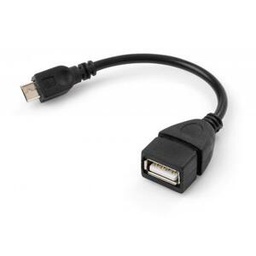 [010252] Кабель Maxxter (U-AFM-OTG) OTG USB2.0 - MicroUSB, 0.15 м, black