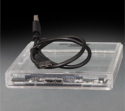 [010241] Внешний карман Frime SATA HDD/SSD 2.5&quot;, USB 3.0, Plastic, Clear (FHE80.25U30)