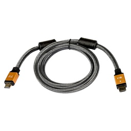 [010243] Кабель LogicPower (LP5781) HDMI-HDMI, v2.0, 5м, черно-золотой
