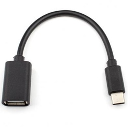 [010264] Кабель ATcom USB 2.0AF - Type-C OTG, 0.1м, пакет