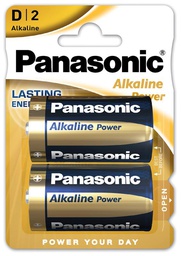 [010322] Батарейка Panasonic Alkaline Power D/LR20 BL 2 шт (2955)